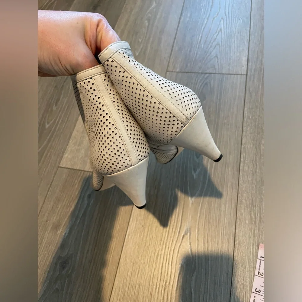 Franco Sarto Bobbi Perforated Pointy Toe Bootie